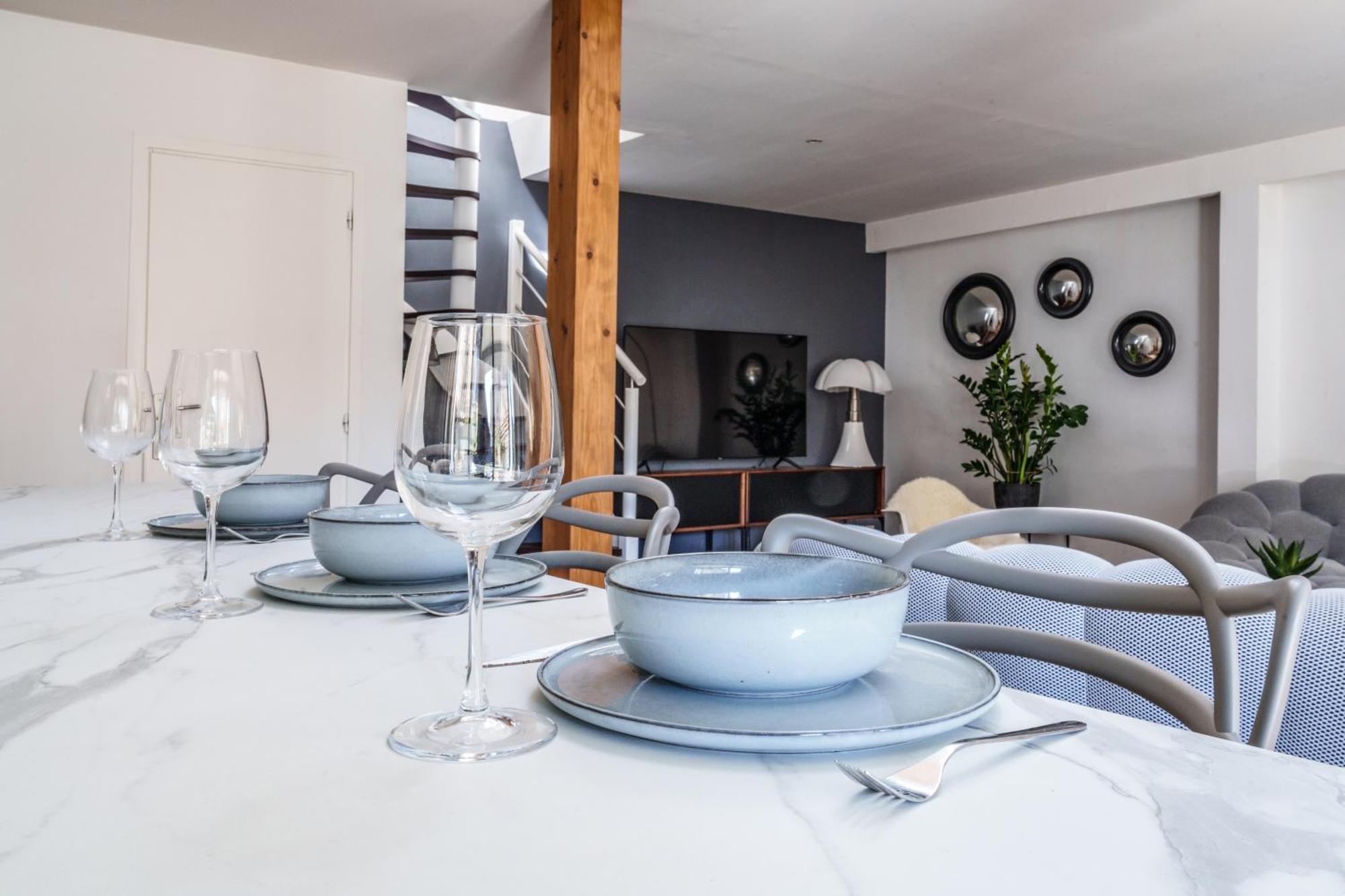 Atelier Loft Proche Halles Tours Exteriör bild